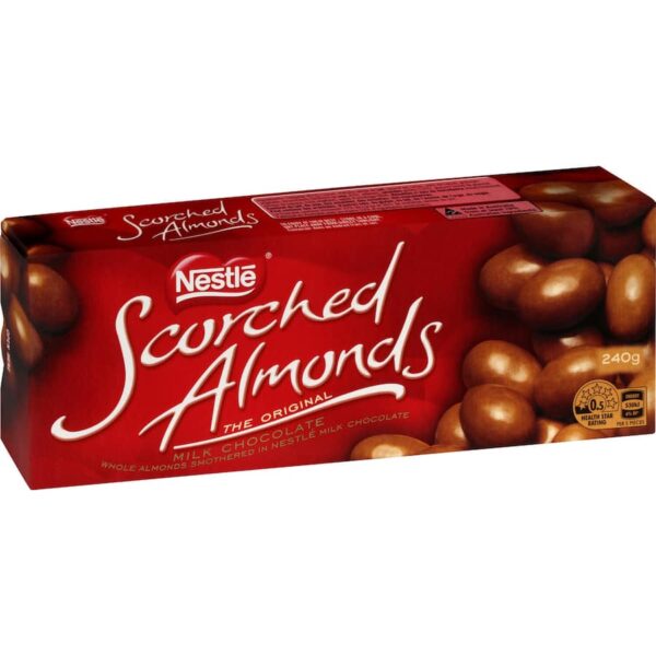 Nestle Scorched Almonds Milk Chocolate 240g - Image 2