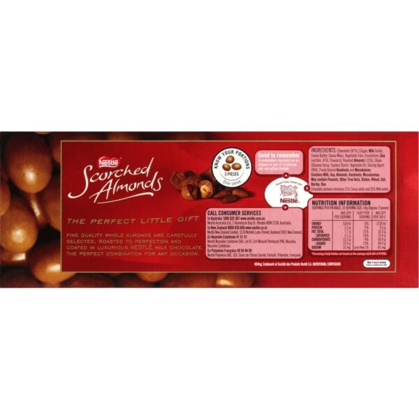 Nestle Scorched Almonds Milk Chocolate 240g - Image 4