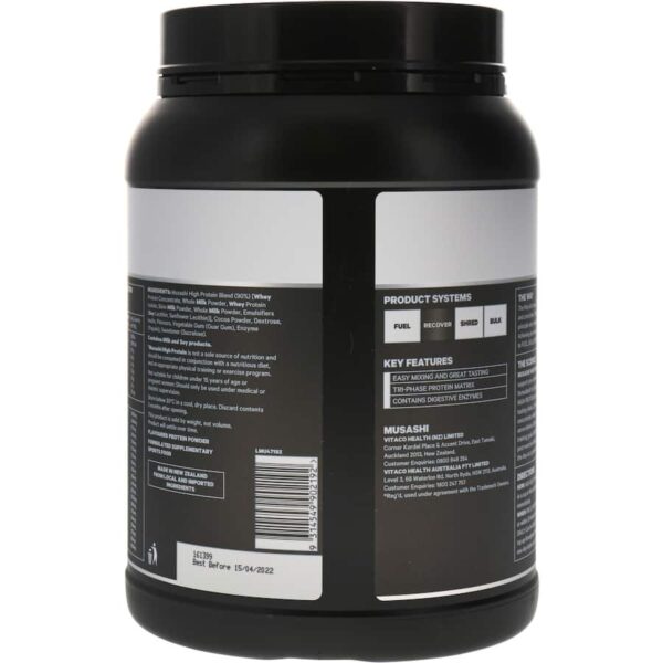 Musashi P30 Protein Powder Chocolate 900g - Image 3