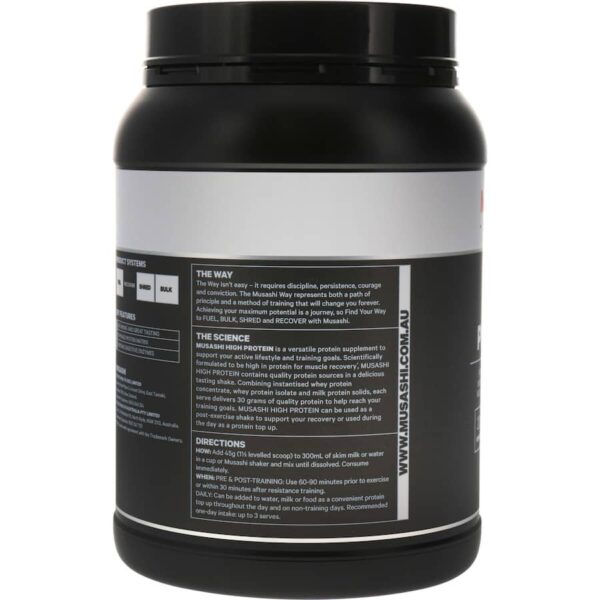 Musashi P30 Protein Powder Chocolate 900g - Image 4