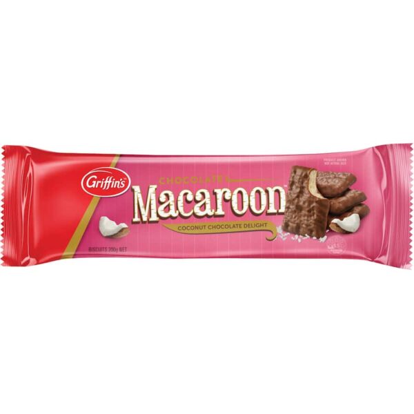 Griffins Macaroon Chocolate Biscuits Macaroon 200g