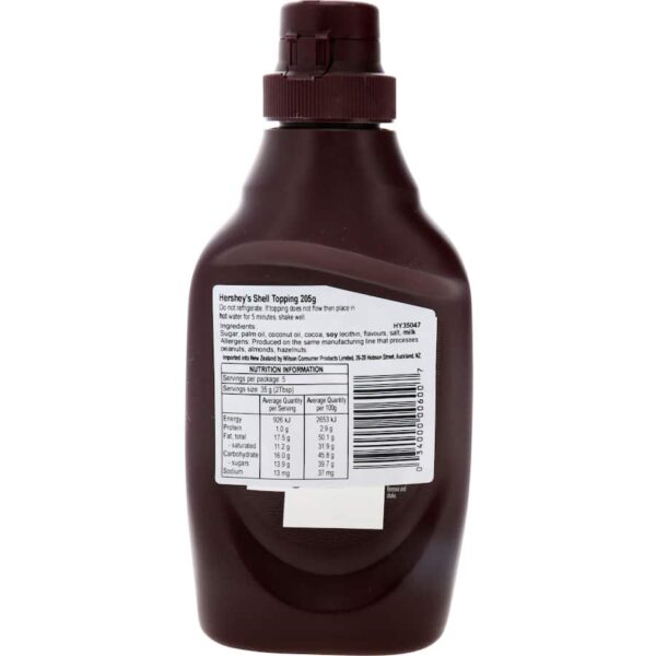 Hershey's Topping Chocolate Squeeze bottle 205g - Image 3