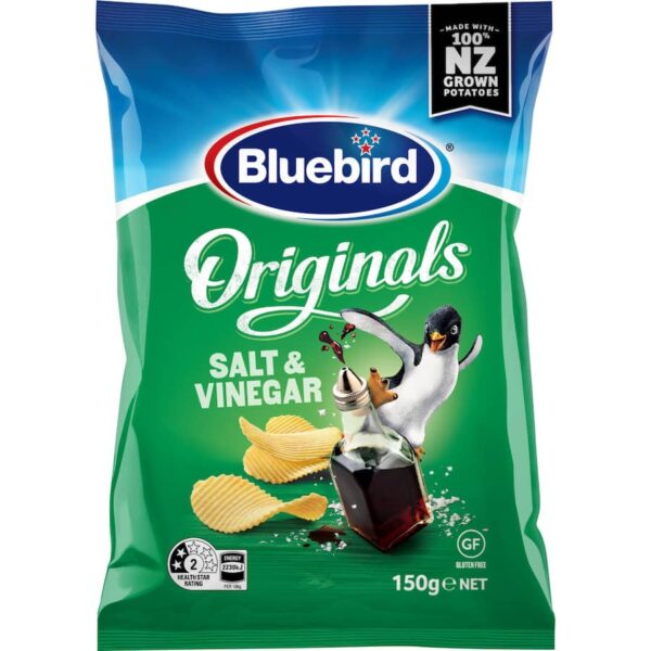 Bluebird Originals Chips Salt & Vinegar 150g