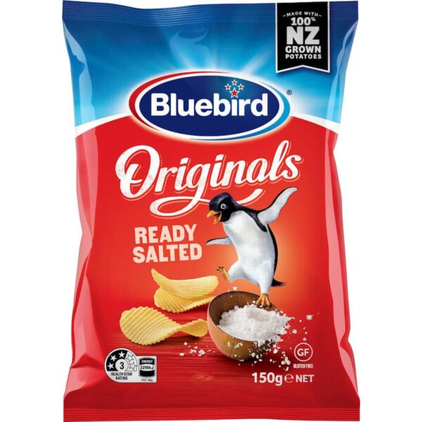 Bluebird Originals Chips Ready Salted 150g