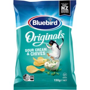 Bluebird Originals Chips Sour Cream & Chives 150g