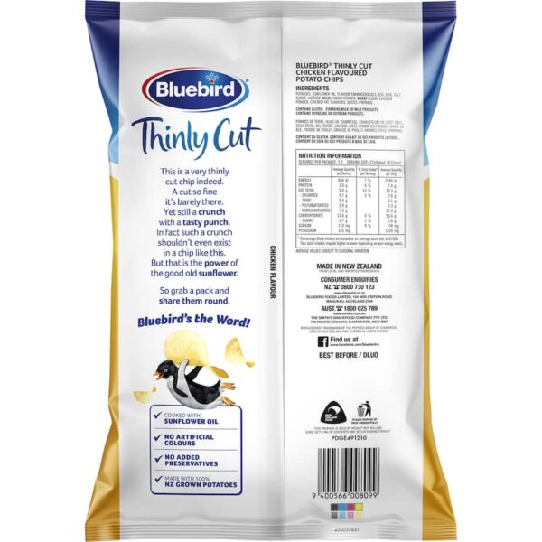 Bluebird Thin Cut Chips Chicken 140g - Image 3