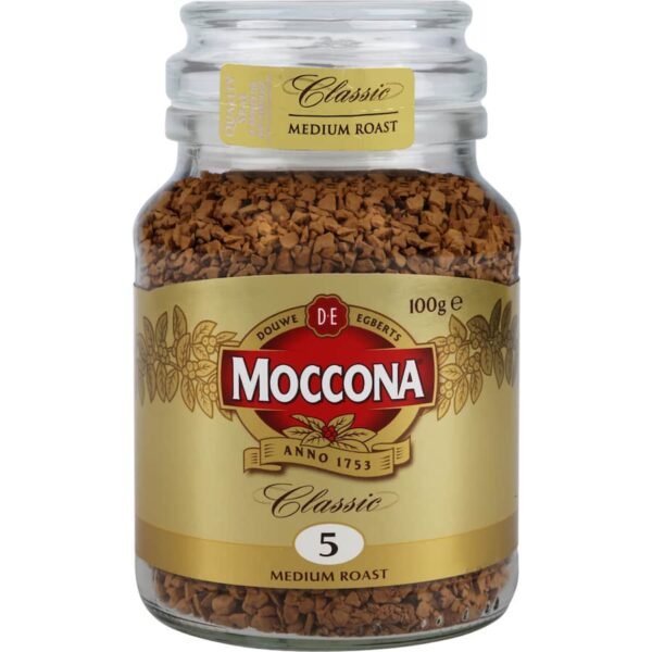 Moccona Classic Instant Freeze Dried Coffee Medium Roast Jar 100g - Image 3