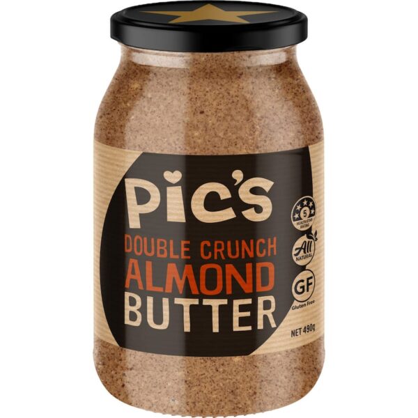 Pics Almond Butter Double Crunch 490g - Image 2