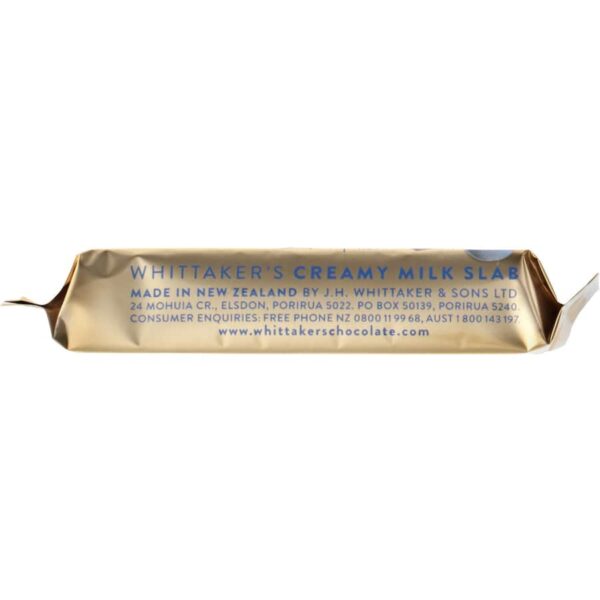 Whittakers Chocolate Bar Creamy Milk Slab 50g - Image 3