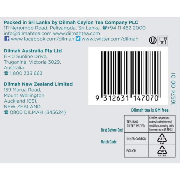Dilmah Tea Earl Grey Extra Strength Bags 50pack - Image 2