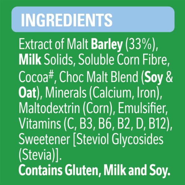 Nestle Milo Drinking Chocolate 30% Less Added Sugar 395g - Image 3