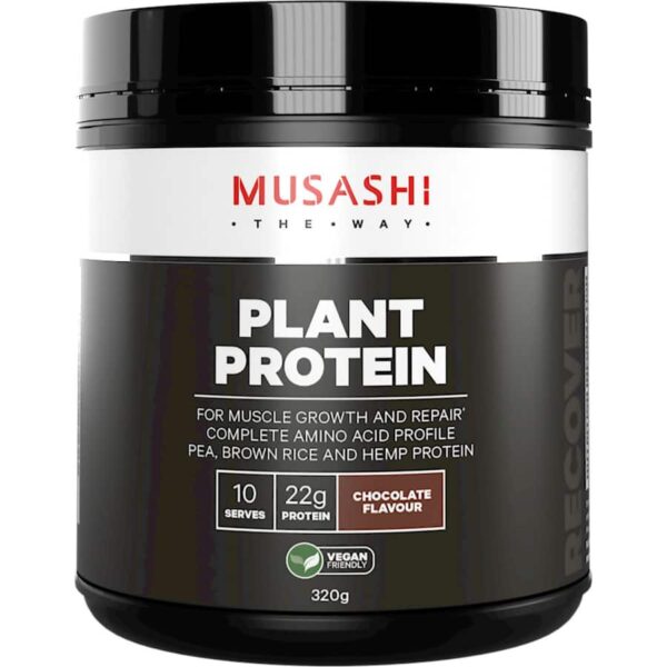 Musashi Plant Protein Shake Chocolate 320g