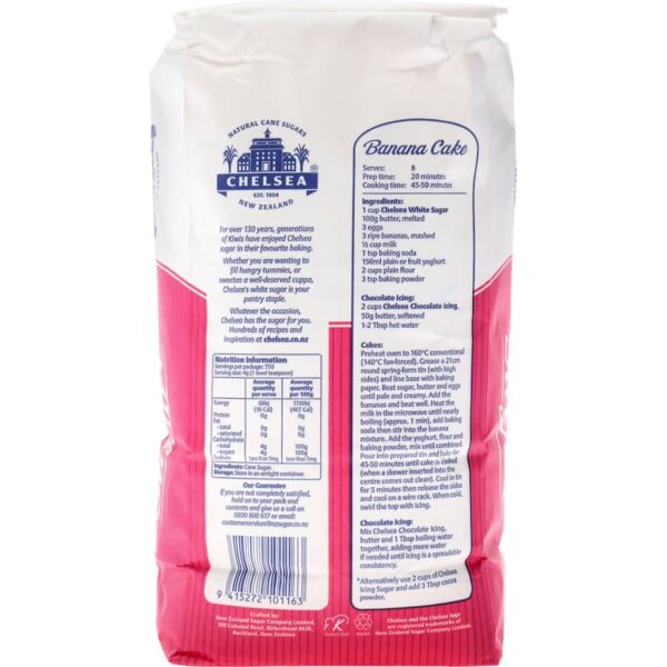 Chelsea White Sugar Bag 3kg - Image 2