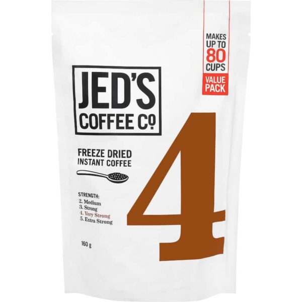 Jed's Instant Coffee #4 Very Strong Freeze Dried 160g