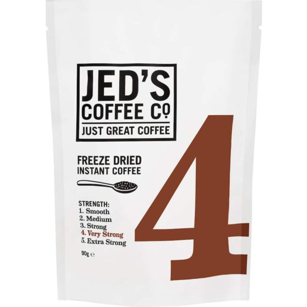 Jed's Instant Freeze Dried Coffee #4 Very Strong Refill 90g