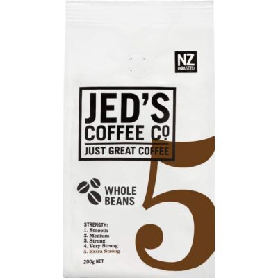 Jed's Whole Beans Coffee #5 Extra Strong 200g