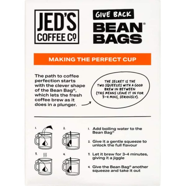 Jed's Coffee Bean Bags #4 Very Strong 10pack - Image 4