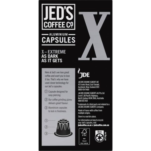 Jed's Coffee Capsules X Extreme 10pack - Image 4